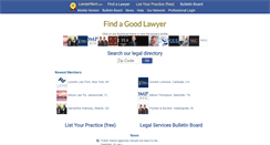 Desktop Screenshot of lawyernext.com