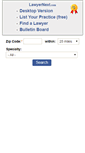 Mobile Screenshot of lawyernext.com